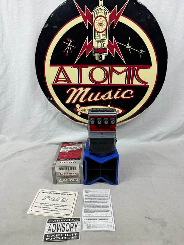 DOD Lamb Series FX101 Grind Rectifying Overdrive Distortion with Echo Pedal with Box image 1