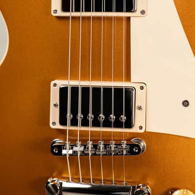Gibson Les Paul Standard 50's Gold Top Electric Guitar - Gold with Hardshell Case image 10