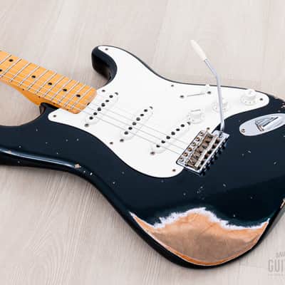 2022 Fender Custom Shop Wildwood 10 Limited Edition 1957 Stratocaster Heavy Relic Dark British Racing Green, Featherweight image 10