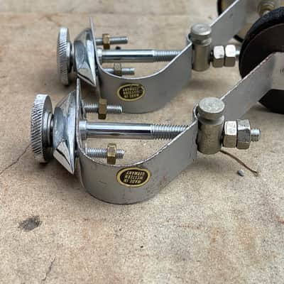 Pair (2) 50/60's Sonor Muffler Tone Controls Snare/Tom Tear Drop Western Germany image 8