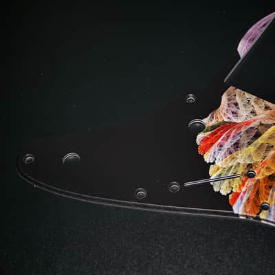 Fractal Wings #8 / Ibanez Pickguard / RG350 / JEMJR / Graphic / Stormguitar image 8