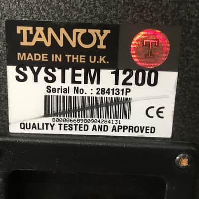 Tannoy System 1200 Passive Dual Concentric Studio Monitors Pair image 12