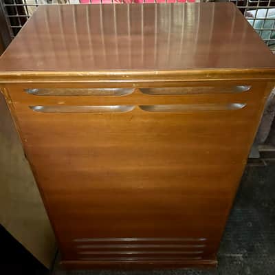 Hammond D Organ circa 1942 with Leslie 122 Speaker circa 1975- Mahogany image 2