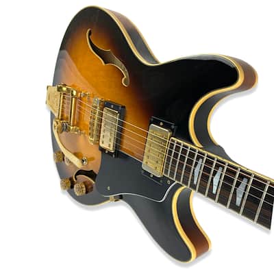 Westone Rainbow II Semi-Hollowbody Early '80s Sunburst image 5