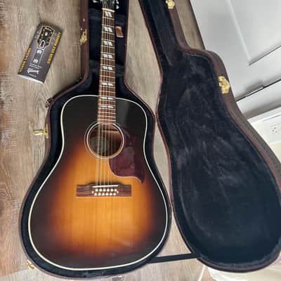 Gibson Hummingbird pro Limited Edition 12 String Acoustic-Electric Guitar Vintage Sunburst 2018 image 8