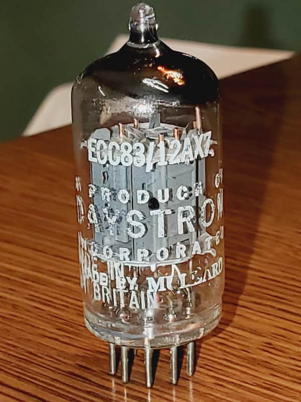 12AX7 Mullard "Daystrom" Etched Codes MaxiPreamp2/TV7 tested (1) tube lot image 1