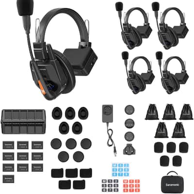 Saramonic WiTalk9 WT5S  Full Duplex Wireless Intercom Headset System image 10