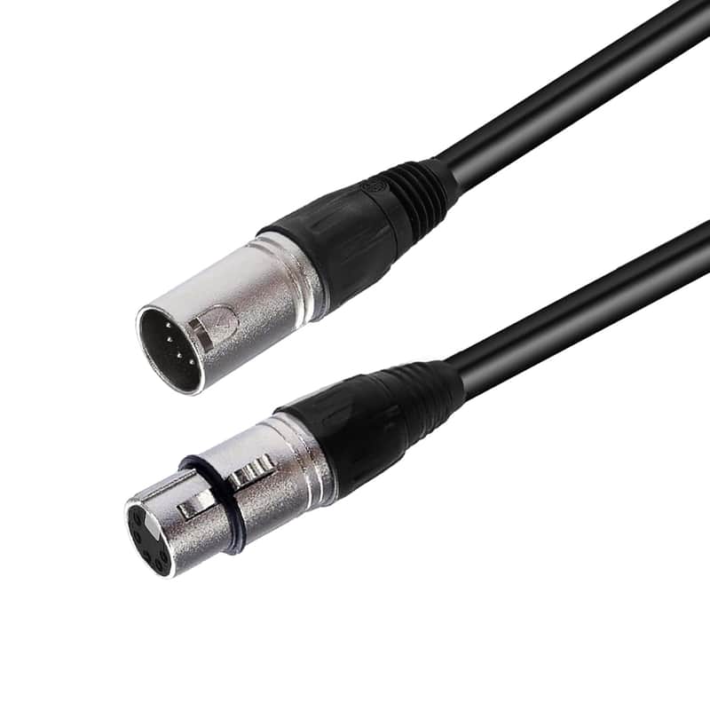 5 Pin XLR Connector, XLR Microphone Cable, Balanced Male to Female Connections for Microphone and Audio Interface (3 Meter/10Ft) image 1