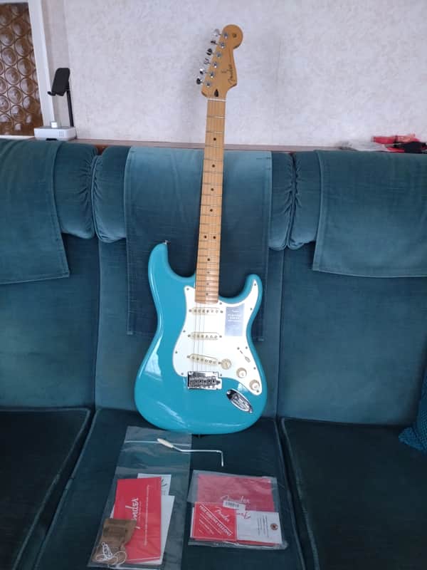 Fender Player II Stratocaster Maple Fingerboard Aquatone Blue 2024 - Used