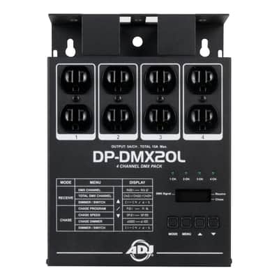 ADJ DP-DMX20L 600 Watt 4-Channel Universal DMX Dimmer Pack Light Control image 4