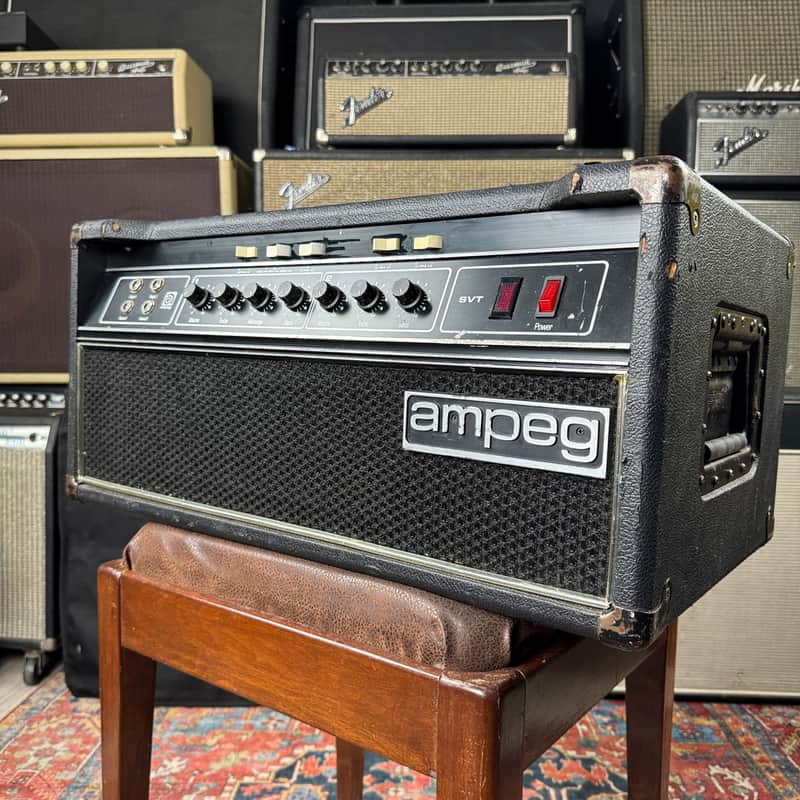 Ampeg SVT 300 Watt  Bass Head MTI Era  Black Panel 6550's - 1981 image 1