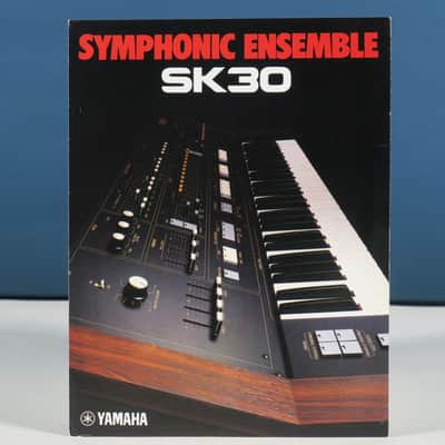 Yamaha SK30 Symphonic Ensemble synthesizer brochure