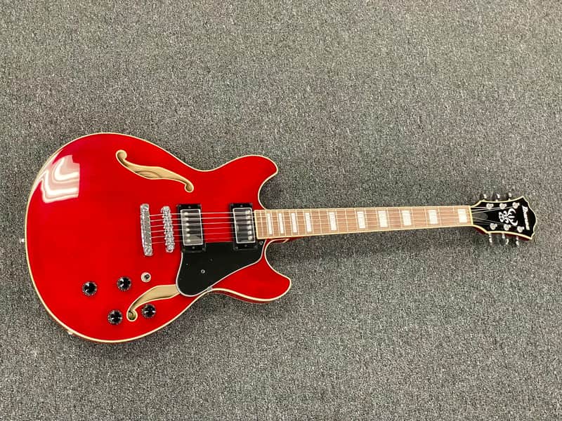 Ibanez AS73-TCD Artcore Semi Hollow Electric Guitar Transparent Cherry Red image 1