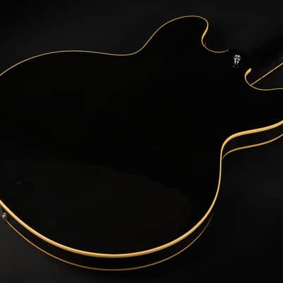 2021 Gibson Custom Shop '64 Trini Lopez Standard Reissue ES-335 - Ebony VOS | USA Semi-Hollow Vintage Diamond F Holes Firebird Headstock | CoA OHSC image 13