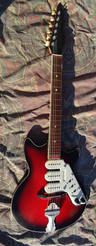 ROSETTI   SUPER SOLID 7 1960 Red Burst image 1