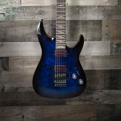 Schecter Omen Elite-6 FR Electric Guitar - Ocean Blue Burst (2455) image 2