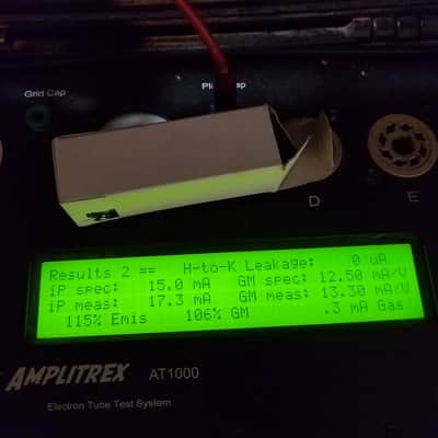 Amperex 6922 tNOS AT1000 TESTED Vacuum Tube Rare D getter PQ Premium Quality USA Gold Pins E88CC dual triode 1958-1961 image 3