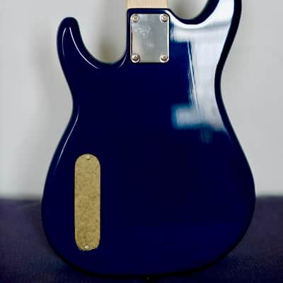 Python Short-Scale Electric Bass • Like New • 30" Scale • Blue • incl. MONO M80 Case image 6