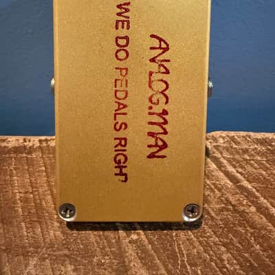Analogman Sun Face GE High Gain Germanium Fuzz with Sun Dial Knob 2015 - 2021 - Gold image 2