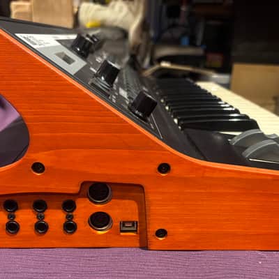 Moog Sub Phatty & Little Phatty or Stage2 replacement Sidepanels.dark orange　organic oil finish followed by a coating of beeswax. image 3