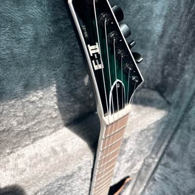 ESP E-II M-II NT BTB EverTune - Black Turquoise Burst – Made in Japan image 15