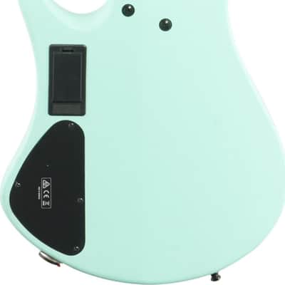 Ibanez EHB1005MS Bass Workshop Headless Multi-Scale 5-String Bass Guitar, Roasted Birdseye Maple Fingerboard, Seafoam Green image 3