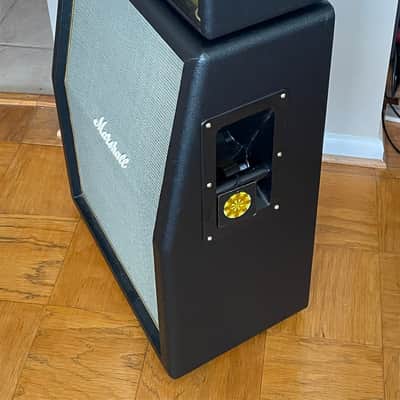 *MINT WITH TAG ON* Marshall Origin ORI212A 150-Watt 2x12" Vertical Angled Guitar Speaker Cabinet 2018 - Present - Black image 2