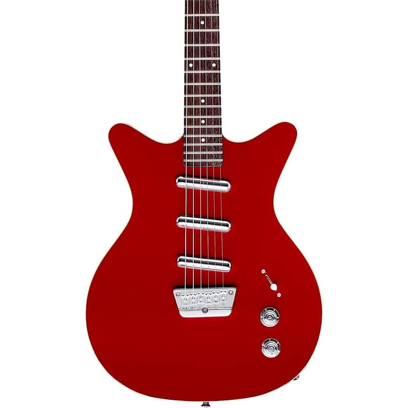 Danelectro 59 Triple Divine Electric Guitar Regular Red image 1