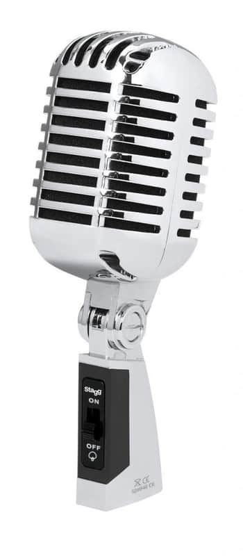 Stagg SDMP40 CR Vintage Dynamic Microphone image 1