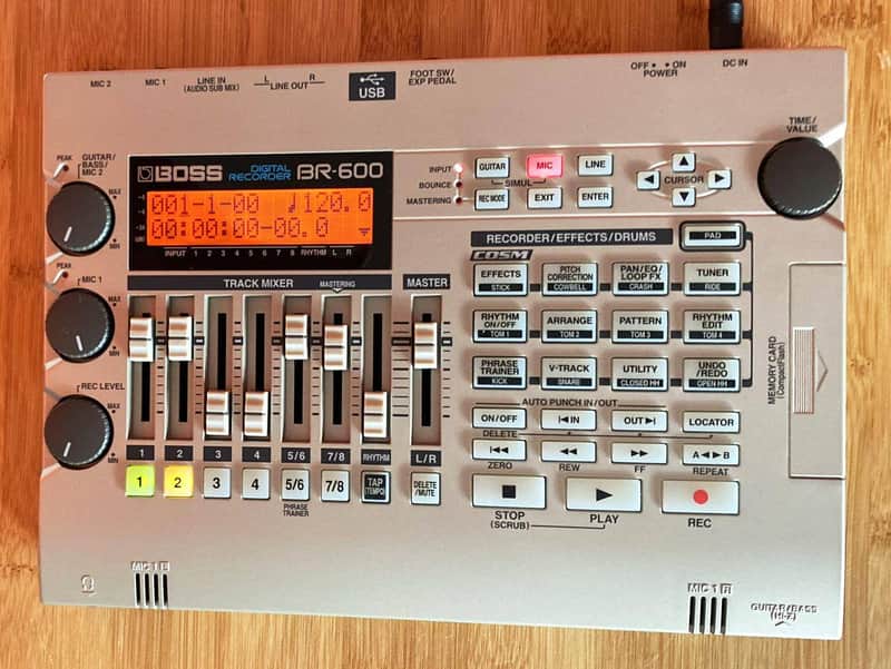 BOSS BR-600 Digital Recorder portable 8-track multitrack recorder image 1