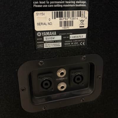 Yamaha Club V Series S115V 2003 - Present - Black image 4