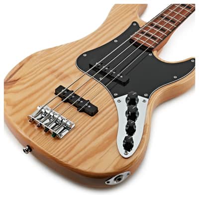 Cort GB64JJNAT GB Series Soft Maple Body Roasted Maple Neck 4-String Electric Bass Guitar image 5
