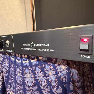 Inward Connections Dual Discrete Class 1 Headphone Amplifier Early 2000's - Black image 6