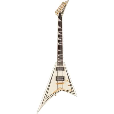 Jackson Rhoads RRT-3 Pro Series Electric Guitar - Ivory w/Black Pinstripes image 1