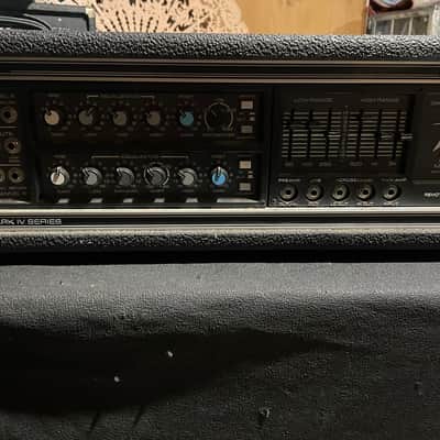 Peavey 400BH Mark IV Series 1984 with 2x15 Cabinet - Black image 2