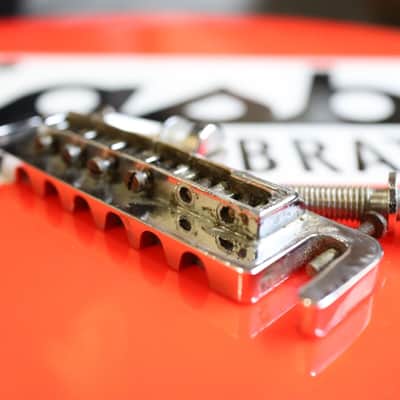 70s Leo Quan Badass Bridge 6 String Pat. App. *For Parts *2 Stripped screws* image 9