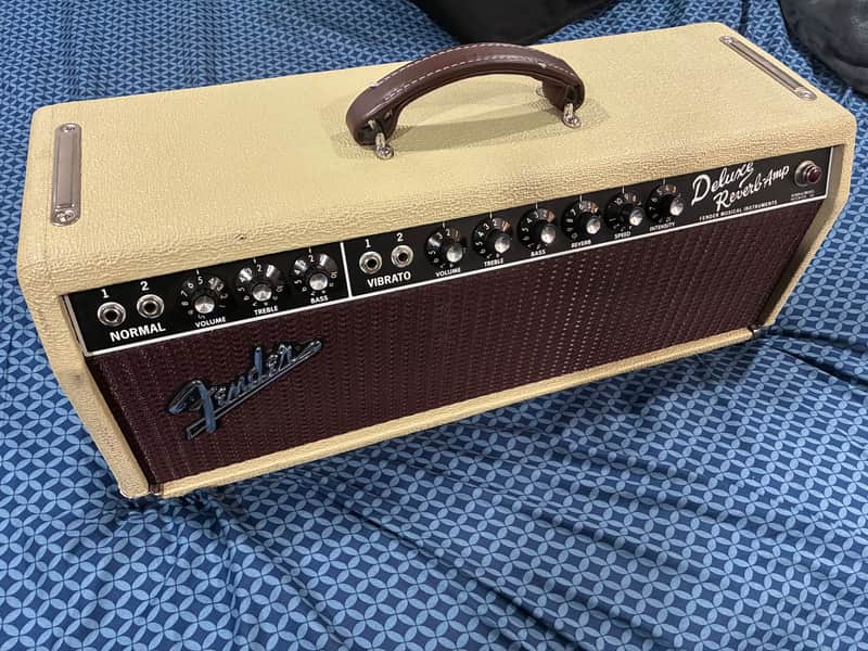 Fender Limited Edition '65 Reissue Deluxe Reverb Head 2014 - 2016 - Blonde image 1