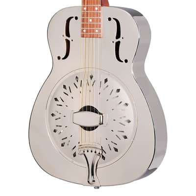 Epiphone Dobro Hound Dog M-14 Metal Body - Nickel image 1