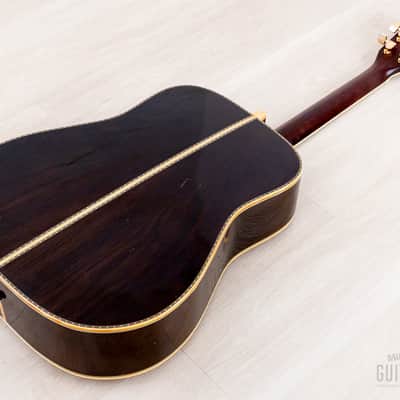 1977 Yamaha L-10 Vintage Dreadnought Acoustic Guitar, Spruce & Rosewood w/ Case & Hangtag, Japan image 17