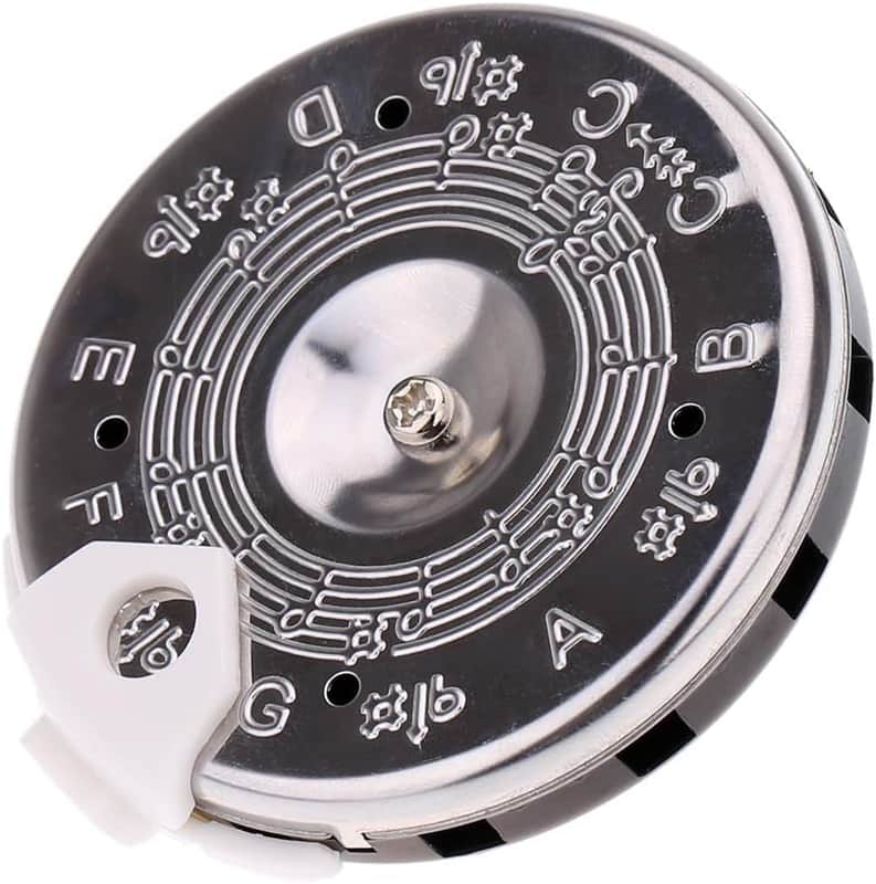 Pitch Pipe Tuner A Precise 13 Note Chromatic C-C Scale From The Master “That's My Tune” Offers You Durable Chrome Plated Pipes With A Sliding Note Selector image 1
