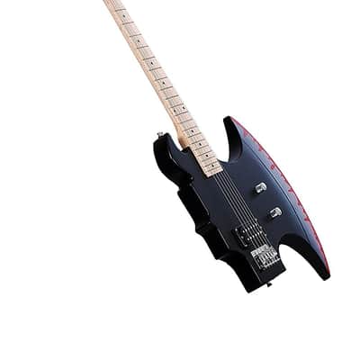 Glen Burton GE2011 Basswood Body Maple Neck AXE Style 6-String Electric Guitar w/Bag, Strap & Picks image 3