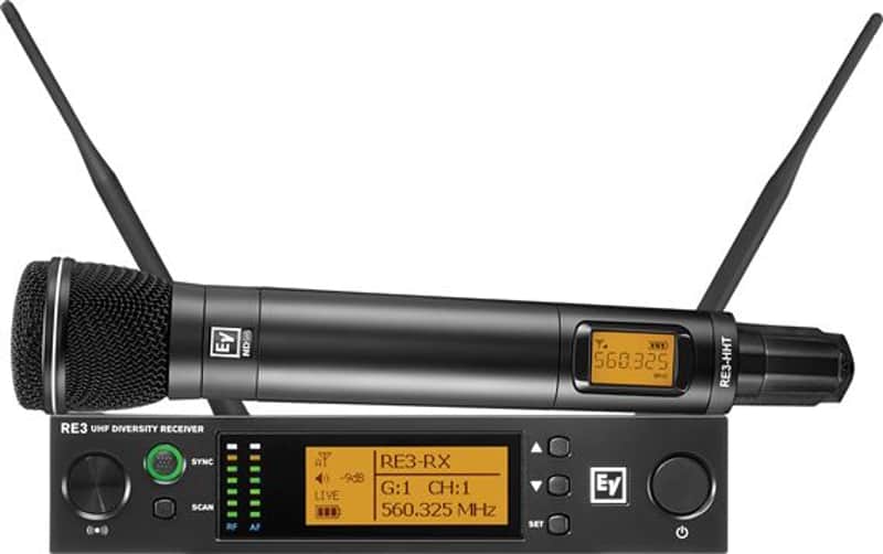 Electro-Voice RE3 ND96 Handheld Wireless Microphone System Group 6M image 1