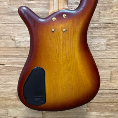 Warwick Teambuilt Streamer LX 2025 Limited Edition 5- string bass  - Honey Sunset Burst. 8lbs 3oz w/gig bag + goodies. New! image 16
