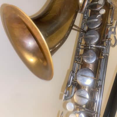 Vintage buescher Aristocrat series III Tenor saxophone, post Big G SN359090 image 4