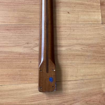 Luthier made Lefty Strat Neck Rare Wood Aguano Masha image 4