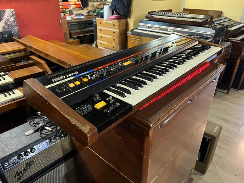 Roland Juno-60 Polyphonic Synthesizer with Roland MD-8 MIDI Interface image 1