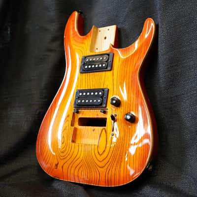 1995 ESP/Japan Horizon Guitar Body w/ ESP LH-200 Pickups - Honey Sunburst image 7