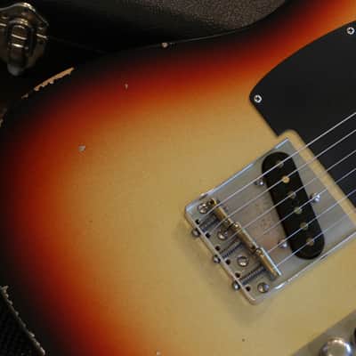 2022 LSL T-Bone One P90 Electric Guitar Metallic Sunburst + OHSC image 4