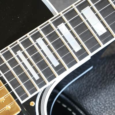 2025 Gibson Les Paul Custom Electric Guitar Black Ebony + COA OHSC image 9