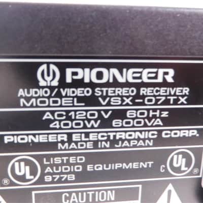 Pioneer VSX-07TX 1998 - BLACK image 25